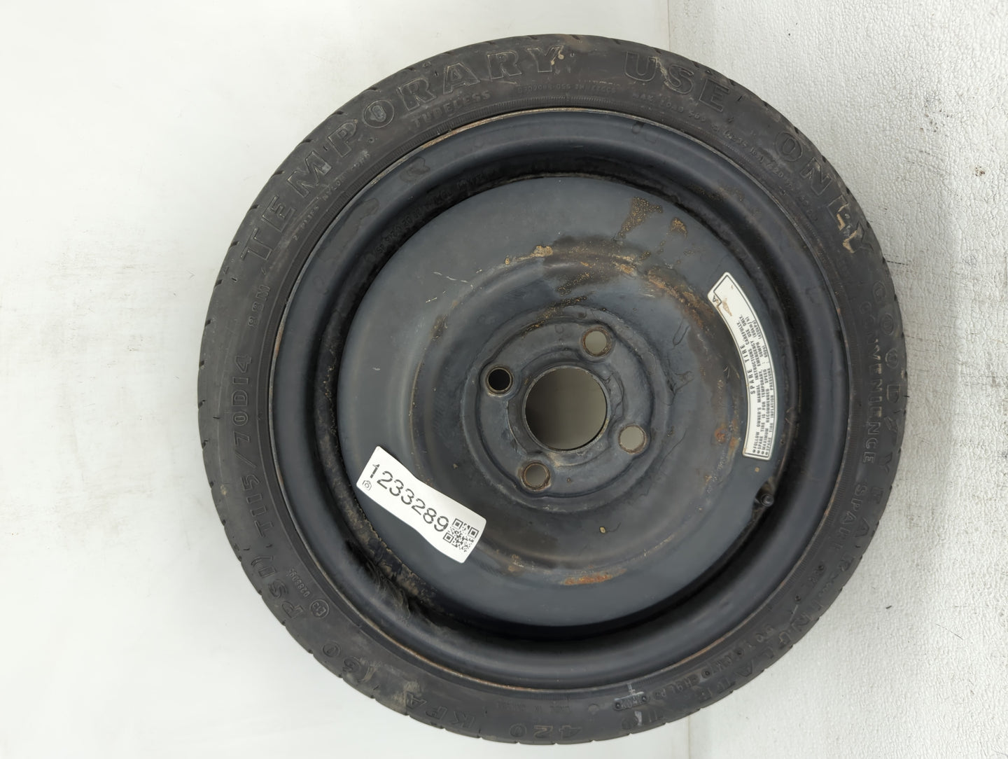 2002-2005 Honda Civic Spare Donut Tire Wheel Rim Oem - Oemusedautoparts1.com