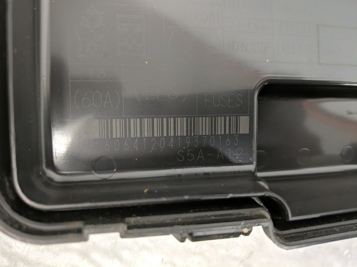2002-2005 Honda Civic Fusebox Fuse Box Panel Relay Module P/N:S5AA12 Fits Fits 2002 2003 2004 2005 OEM Used Auto Parts - Oem