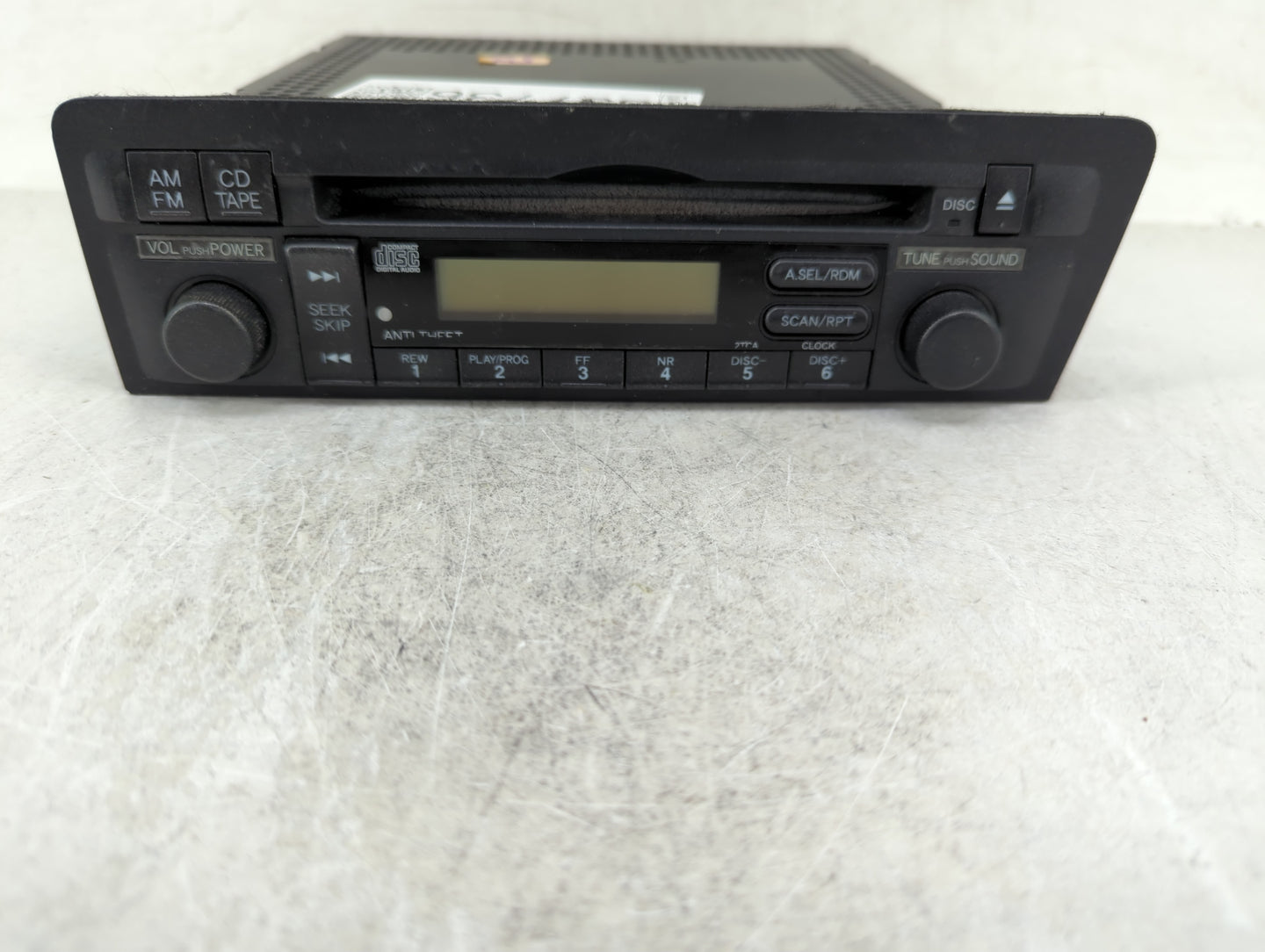 2004-2005 Honda Civic Radio AM FM Cd Player Receiver Replacement P/N:39101-S5A-A210-M1 Fits Fits 2004 2005 OEM Used Auto Par