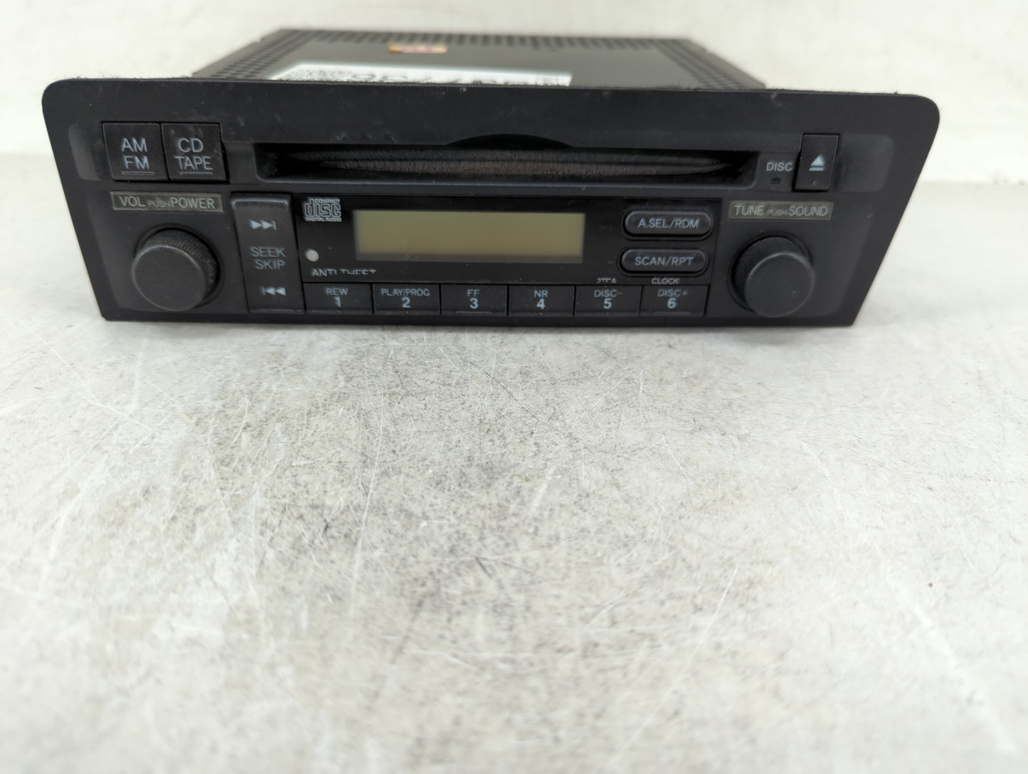 2004-2005 Honda Civic Radio AM FM Cd Player Receiver Replacement P/N:39101-S5A-A210-M1 Fits Fits 2004 2005 OEM Used Auto Par