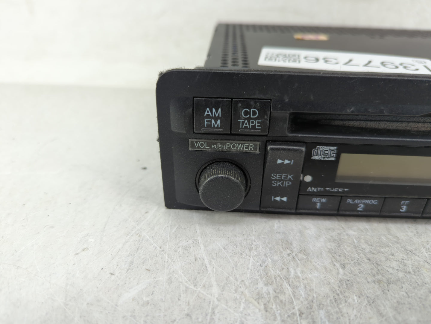 2004-2005 Honda Civic Radio AM FM Cd Player Receiver Replacement P/N:39101-S5A-A210-M1 Fits Fits 2004 2005 OEM Used Auto Par