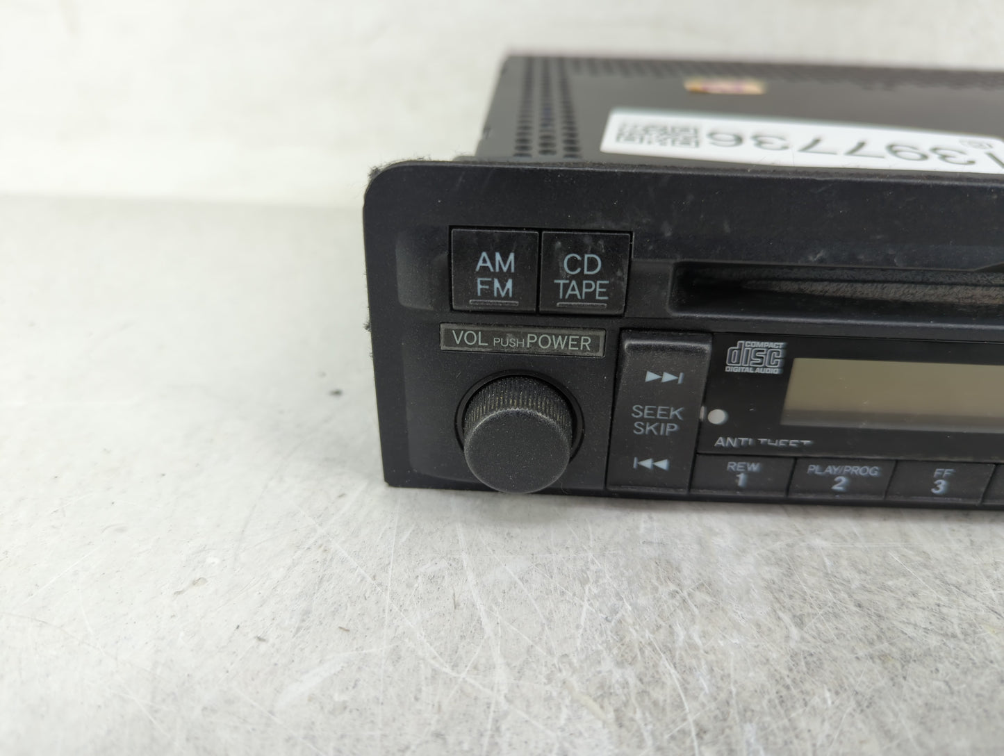 2004-2005 Honda Civic Radio AM FM Cd Player Receiver Replacement P/N:39101-S5A-A210-M1 Fits Fits 2004 2005 OEM Used Auto Par
