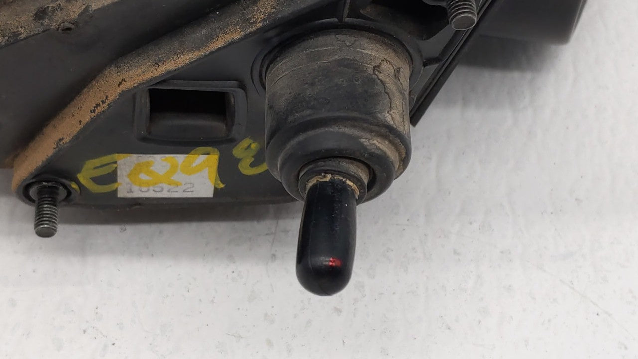 2001-2005 Honda Civic Passenger Right Side View Manual Door Mirror Black - Oemusedautoparts1.com