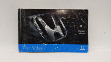 2005 Honda Civic Owners Manual Book Guide OEM Used Auto Parts - Oemusedautoparts1.com
