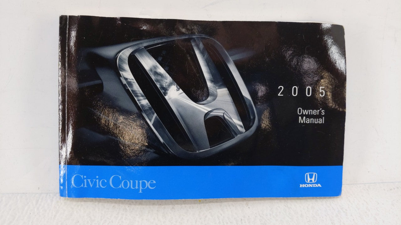 2005 Honda Civic Owners Manual Book Guide OEM Used Auto Parts - Oemusedautoparts1.com