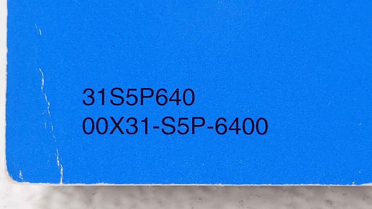 2005 Honda Civic Owners Manual Book Guide OEM Used Auto Parts - Oemusedautoparts1.com