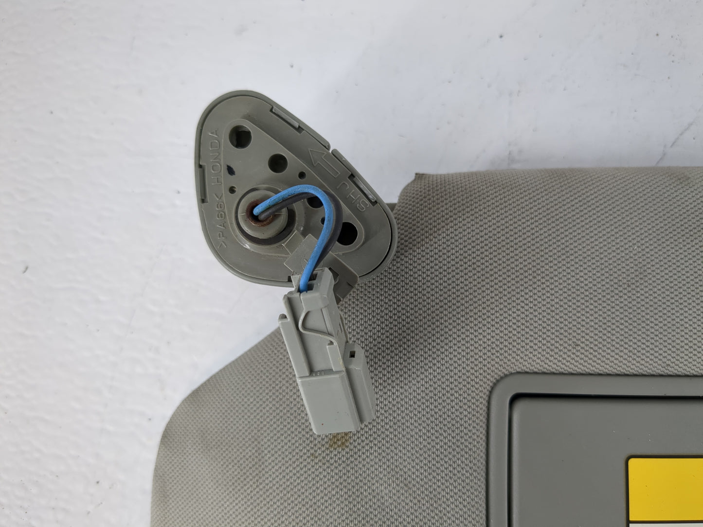 2005 Honda Odyssey Sun Visor Shade Replacement Driver Left Mirror Fits OEM Used Auto Parts - Oemusedautoparts1.com