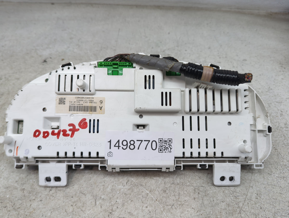2005-2010 Honda Odyssey Instrument Cluster Speedometer Gauges P/N:78100-SHJ-A610-M1 A6091404I Miles: Fits OEM Used Auto Part