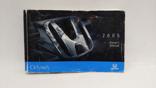 2005 Honda Odyssey Owners Manual Book Guide OEM Used Auto Parts - Oemusedautoparts1.com