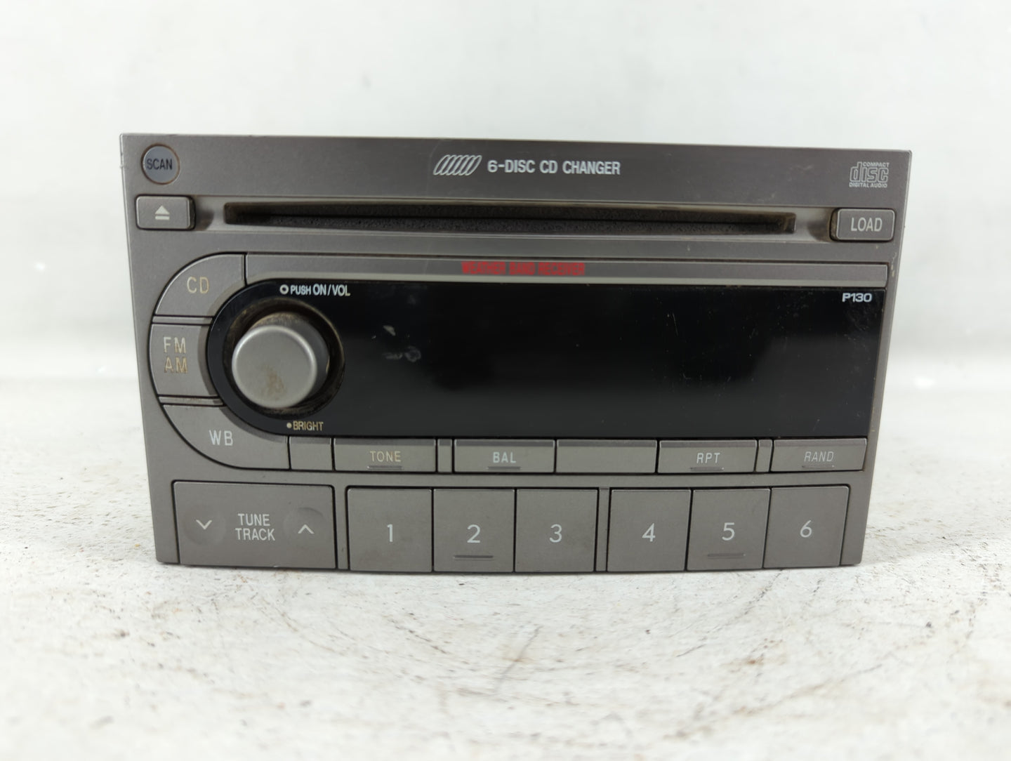 2005-2010 Honda Odyssey Am Fm Cd Player Radio Receiver - Oemusedautoparts1.com