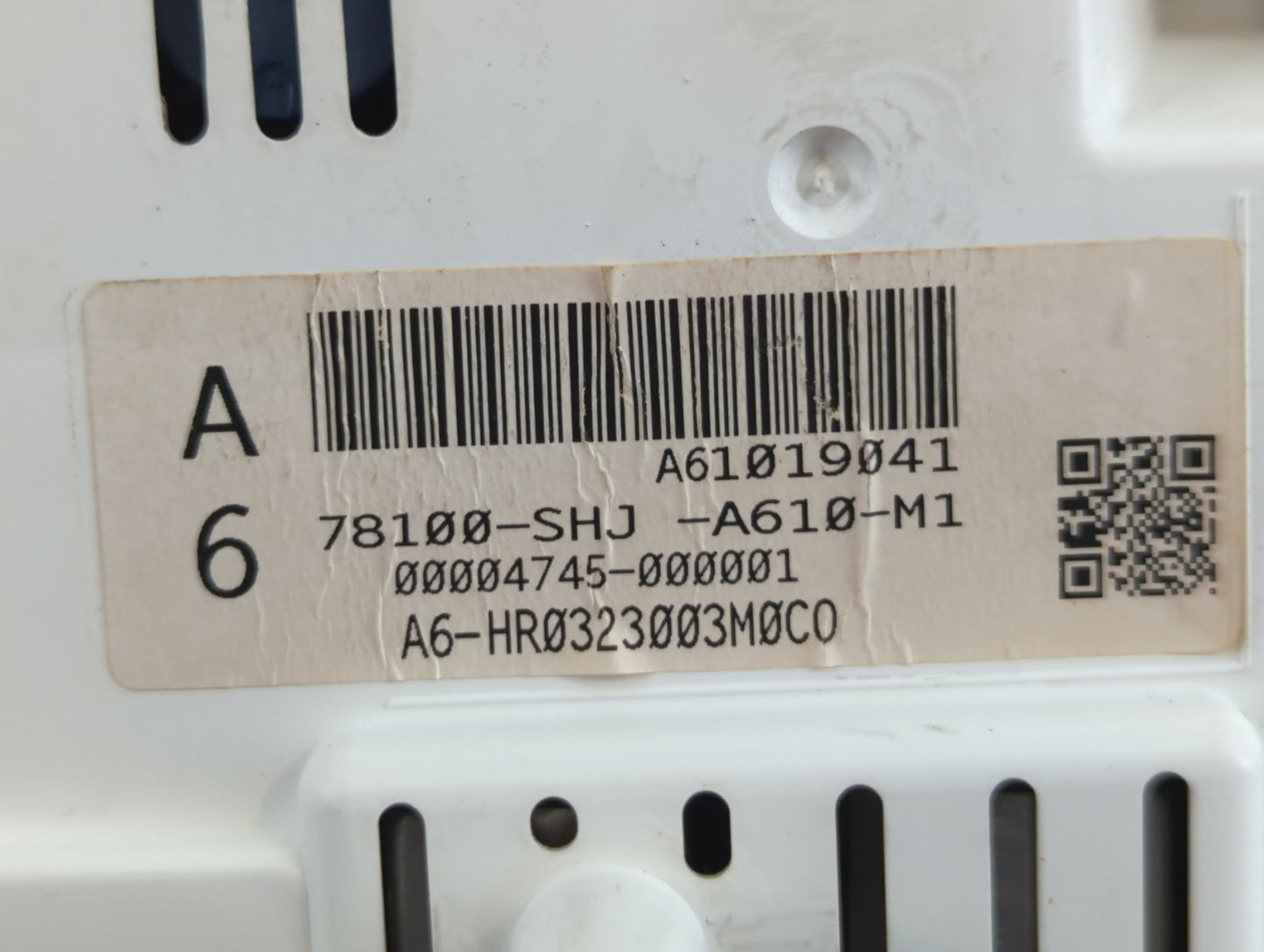 2005-2010 Honda Odyssey Instrument Cluster Speedometer Gauges P/N:A61019041 78100-SHJ-A610-M1 Fits OEM Used Auto Parts - Oem