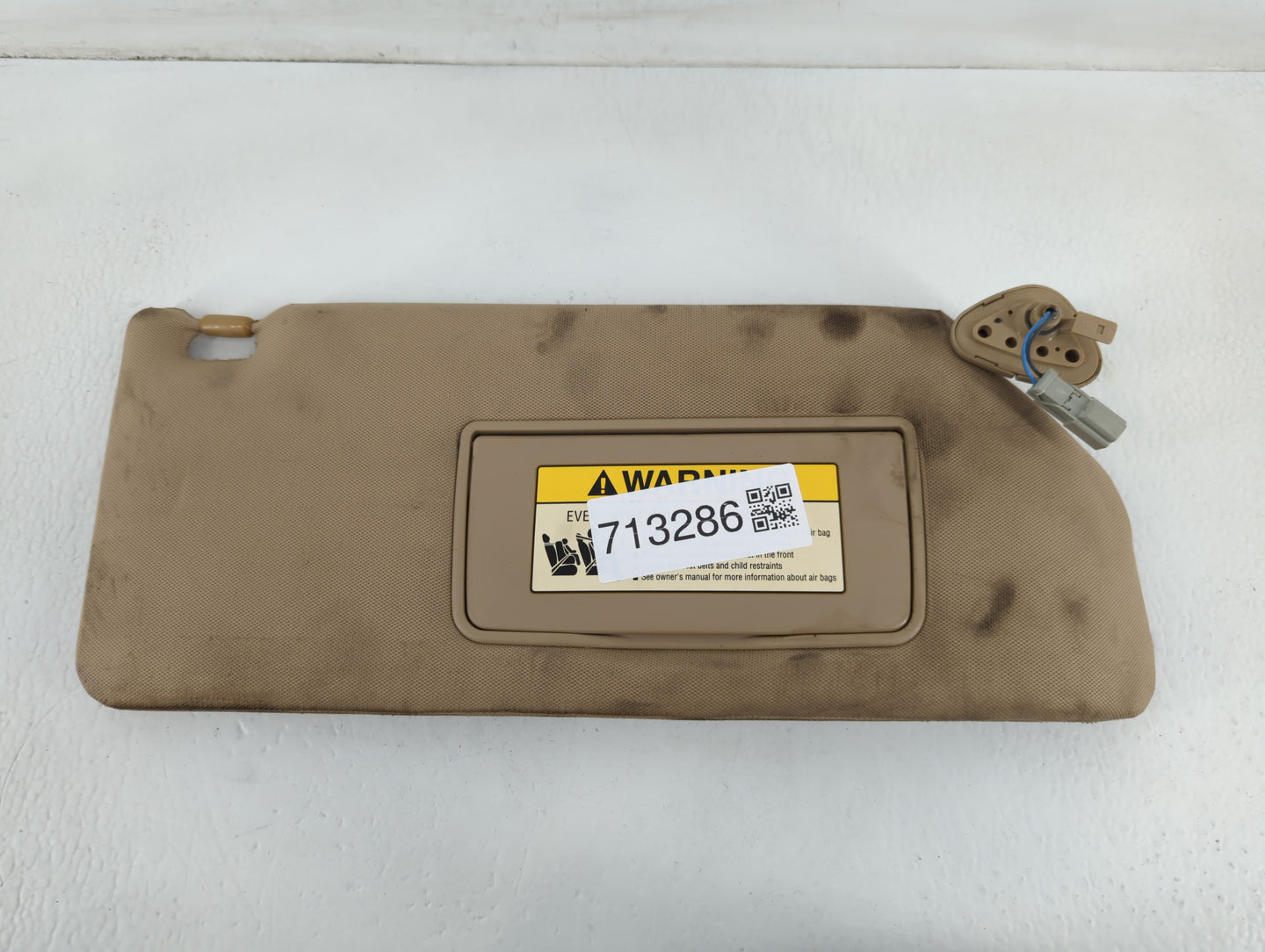 2005 Honda Odyssey Sun Visor Shade Replacement Passenger Right Mirror Fits OEM Used Auto Parts - Oemusedautoparts1.com