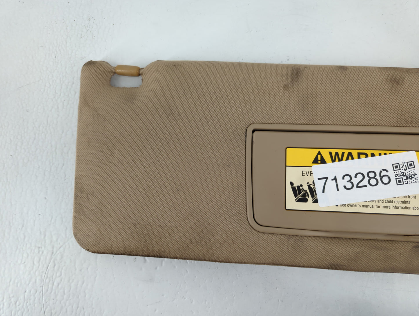 2005 Honda Odyssey Sun Visor Shade Replacement Passenger Right Mirror Fits OEM Used Auto Parts - Oemusedautoparts1.com