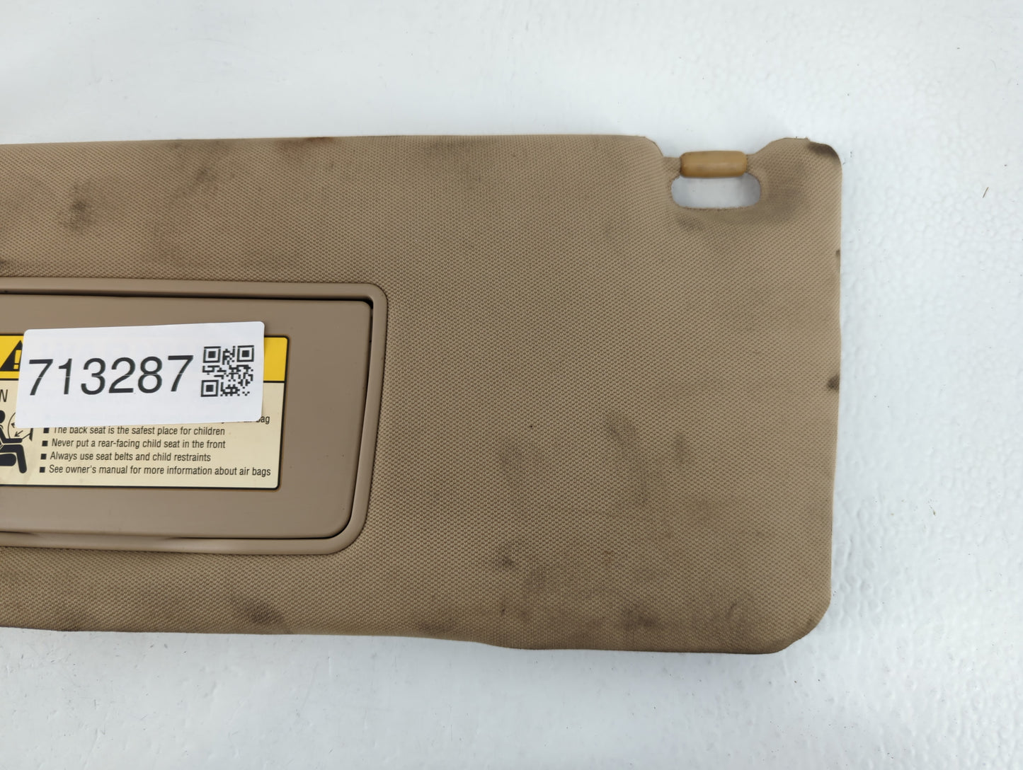 2005 Honda Odyssey Sun Visor Shade Replacement Driver Left Mirror Fits OEM Used Auto Parts - Oemusedautoparts1.com