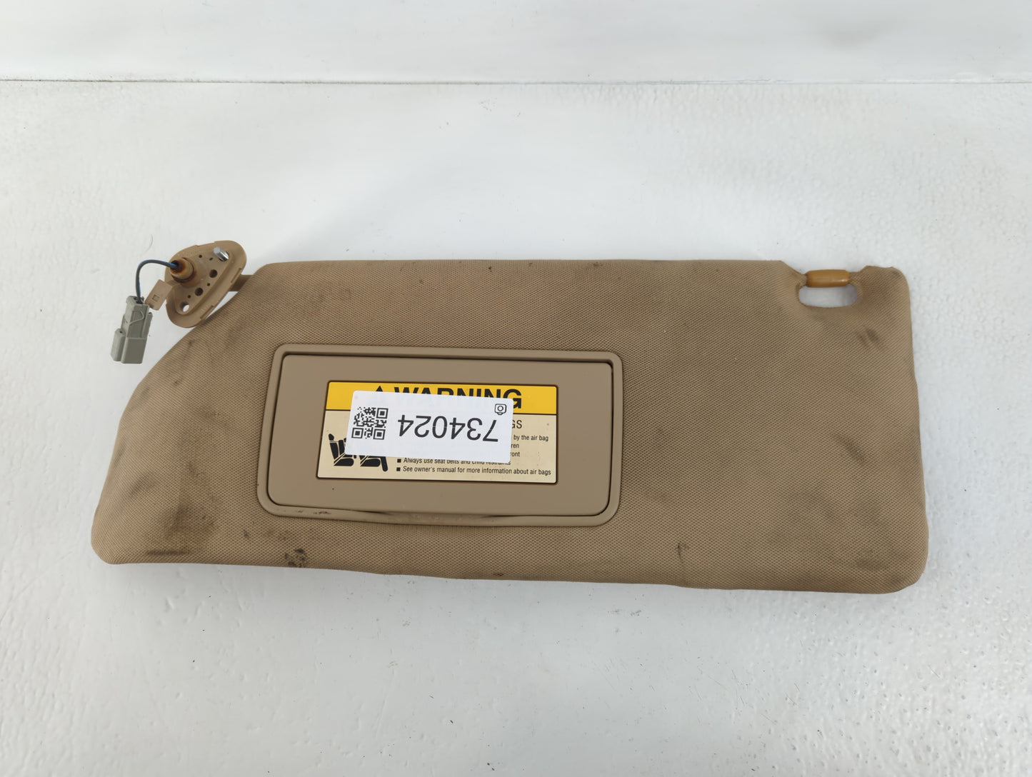 2005 Honda Odyssey Sun Visor Shade Replacement Passenger Right Mirror Fits OEM Used Auto Parts - Oemusedautoparts1.com