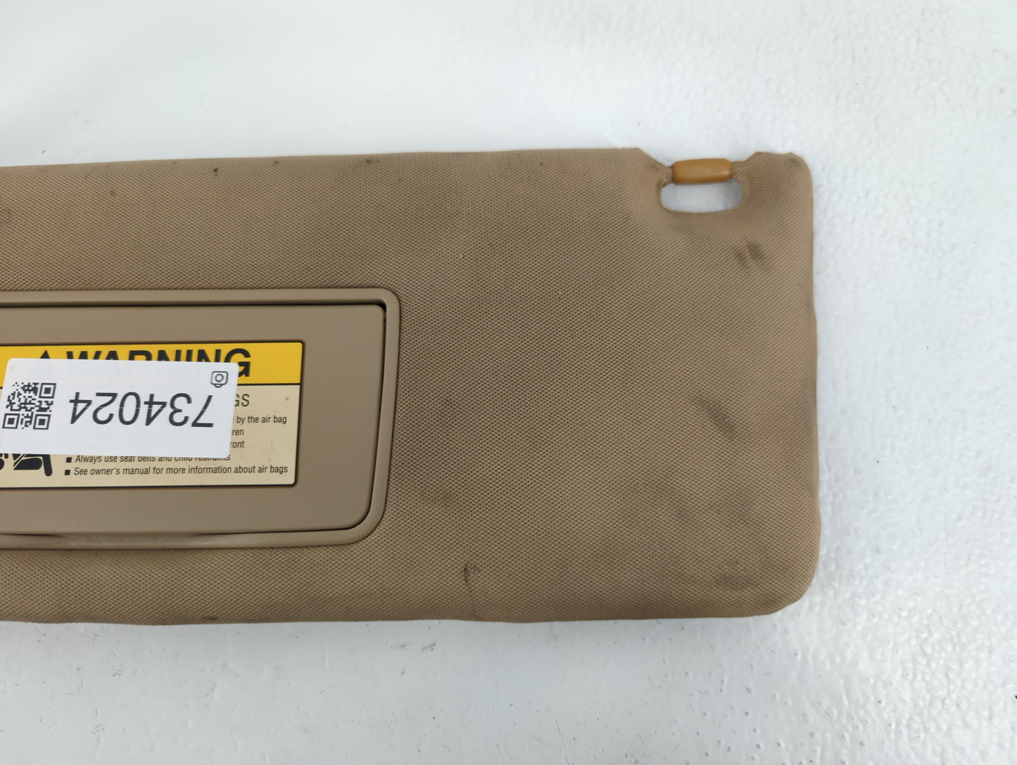 2005 Honda Odyssey Sun Visor Shade Replacement Passenger Right Mirror Fits OEM Used Auto Parts - Oemusedautoparts1.com