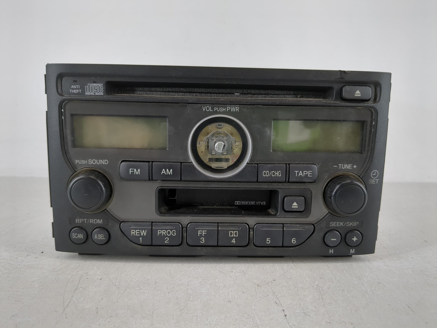 2003-2005 Honda Pilot Radio AM FM Cd Player Receiver Replacement P/N:39100-S9V-A120 Fits Fits 2003 2004 2005 OEM Used Auto P