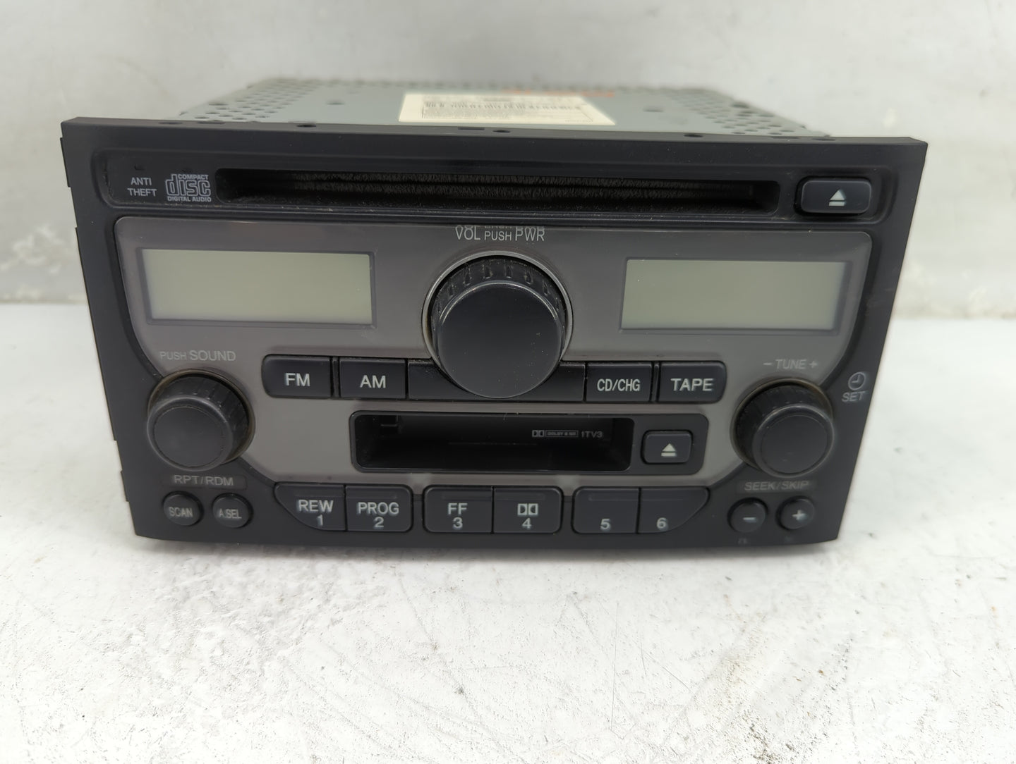 2003-2005 Honda Pilot Radio AM FM Cd Player Receiver Replacement P/N:39100-S9V-A120 CQ-JH8461Z Fits Fits 2003 2004 2005 OEM 
