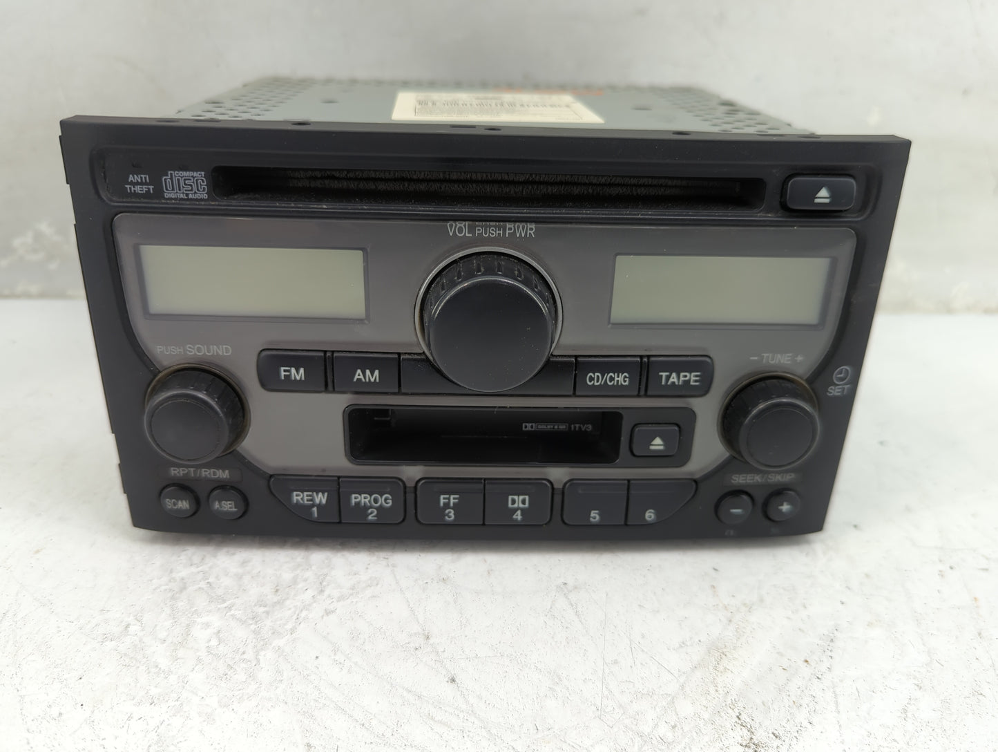 2003-2005 Honda Pilot Radio AM FM Cd Player Receiver Replacement P/N:39100-S9V-A120 CQ-JH8461Z Fits Fits 2003 2004 2005 OEM 