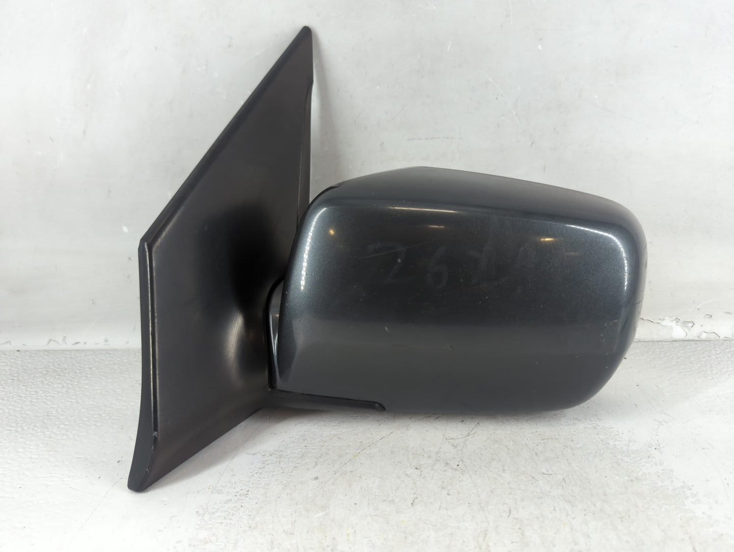 2003-2008 Honda Pilot Driver Left Side View Manual Door Mirror Black - Oemusedautoparts1.com