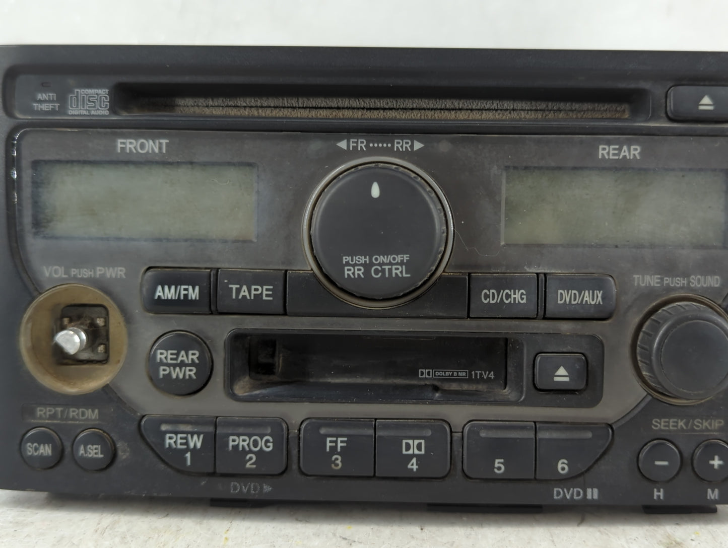 2003-2005 Honda Pilot Radio AM FM Cd Player Receiver Replacement P/N:39100-S9V-A220 Fits Fits 2003 2004 2005 OEM Used Auto P