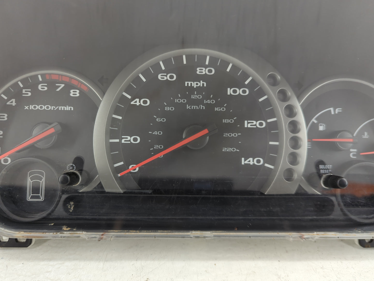 2005 Honda Pilot Pilot Instrument Cluster Speedometer Gauges Miles:183K Fits OEM Used Auto Parts - Oemusedautoparts1.com