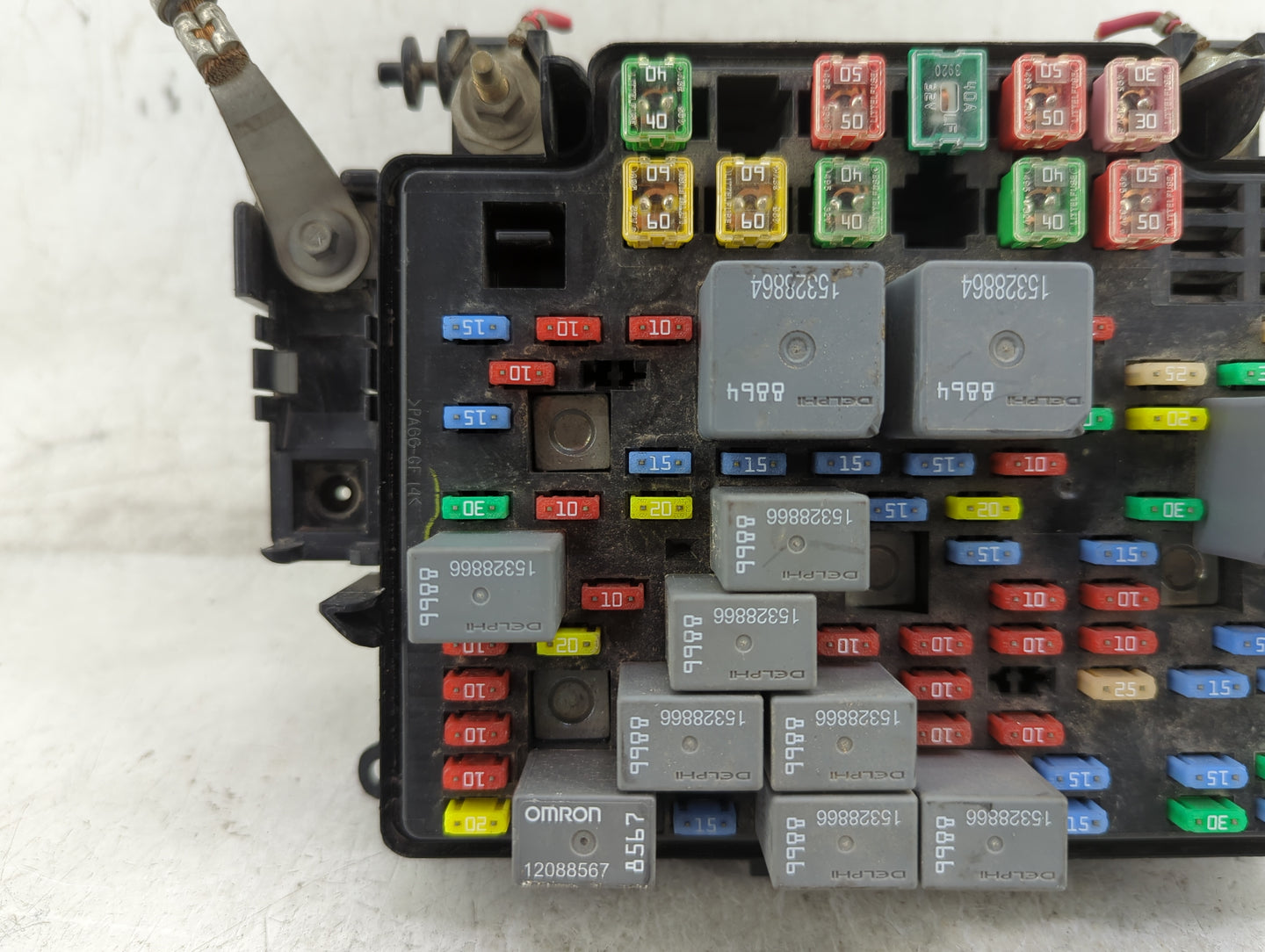 2005 Hummer H2 Fusebox Fuse Box Panel Relay Module P/N:15115617-02 Fits OEM Used Auto Parts - Oemusedautoparts1.com