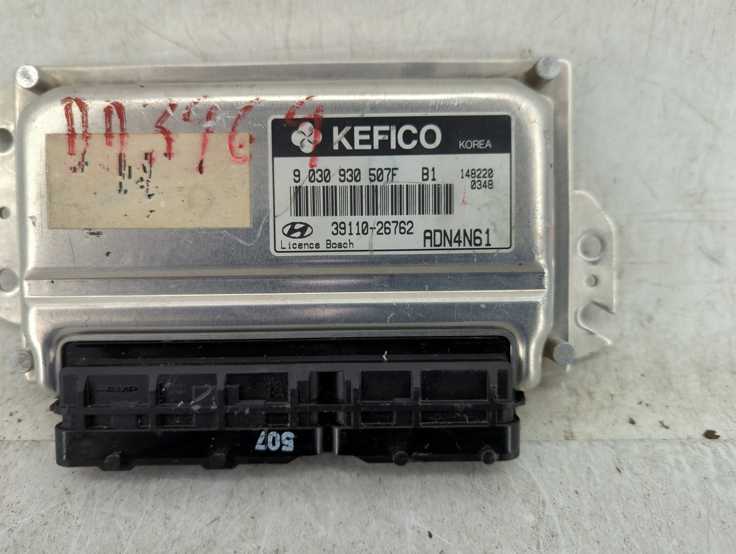 2005 Hyundai Accent PCM Engine Control Computer ECU ECM PCU OEM P/N:39110-26762 Fits OEM Used Auto Parts - Oemusedautoparts1