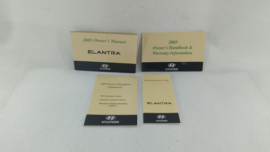 2005 Hyundai Elantra Owners Manual Book Guide OEM Used Auto Parts