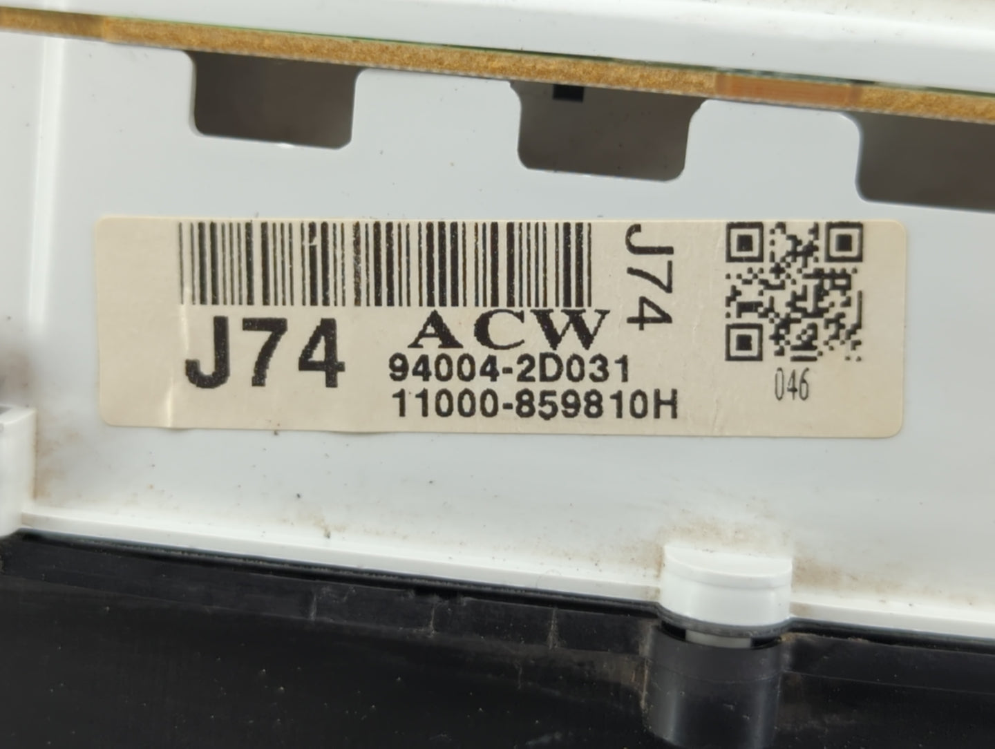 2004-2006 Hyundai Elantra Instrument Cluster Speedometer Gauges P/N:11000-859810H 94004-2D031 Fits Fits 2004 2005 2006 OEM U
