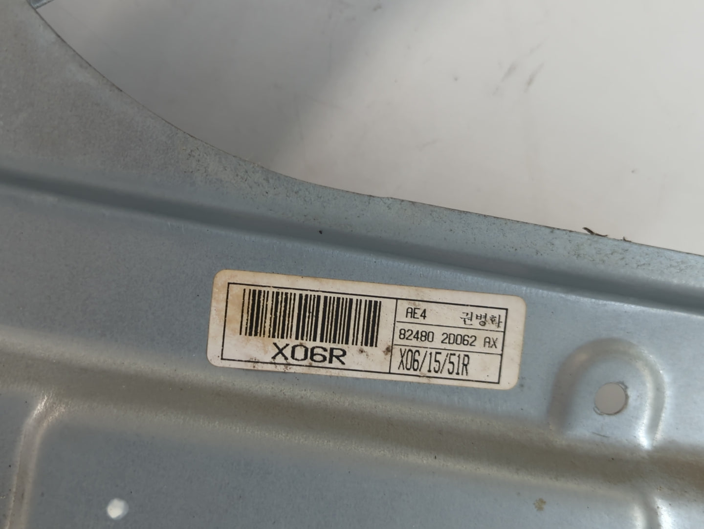 2001-2006 Hyundai Elantra Used Window Regulator Passenger Front - Oemusedautoparts1.com