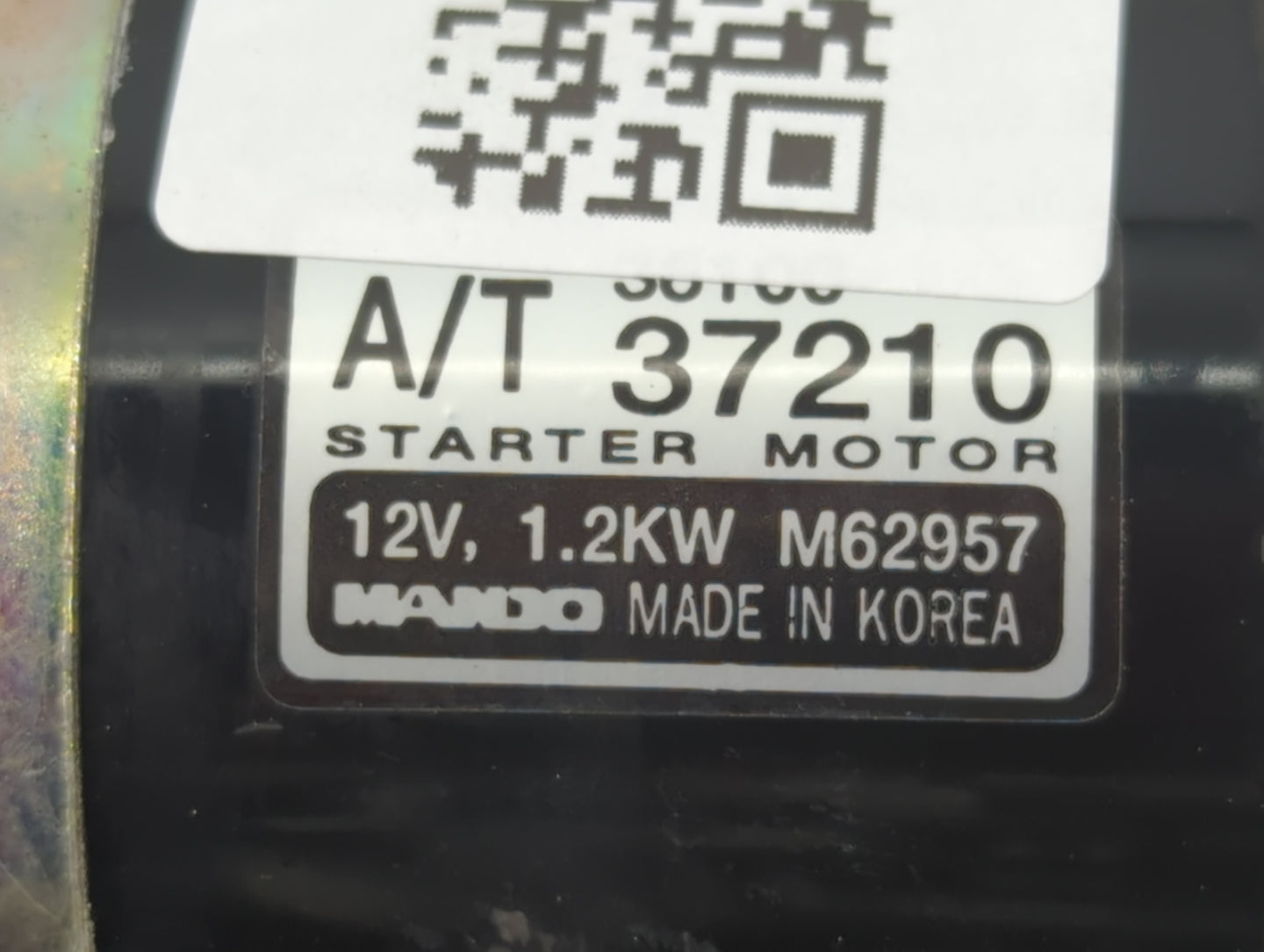 2001-2006 Hyundai Santa Fe Car Starter Motor Solenoid OEM P/N:36100 37210 Fits OEM Used Auto Parts - Oemusedautoparts1.com