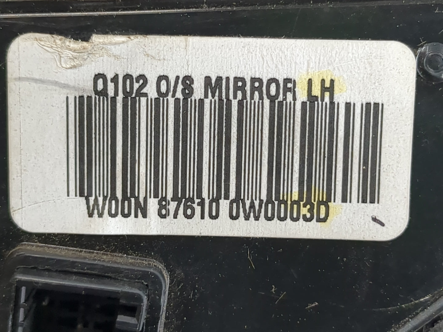 2005-2006 Hyundai Santa Fe Driver Side View Mirror - Left Door Mirror OEM Used - Oemusedautoparts1.com