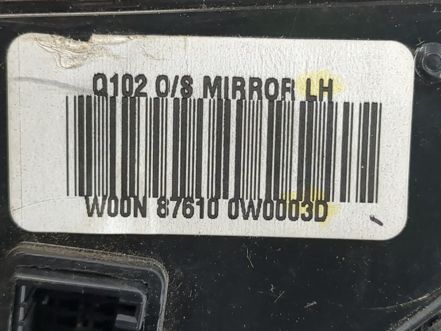 2005-2006 Hyundai Santa Fe Driver Side View Mirror - Left Door Mirror OEM Used - Oemusedautoparts1.com