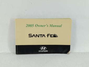 compare product 2005 Hyundai Santa Fe Owners Manual Book Guide OEM Used Auto Parts
