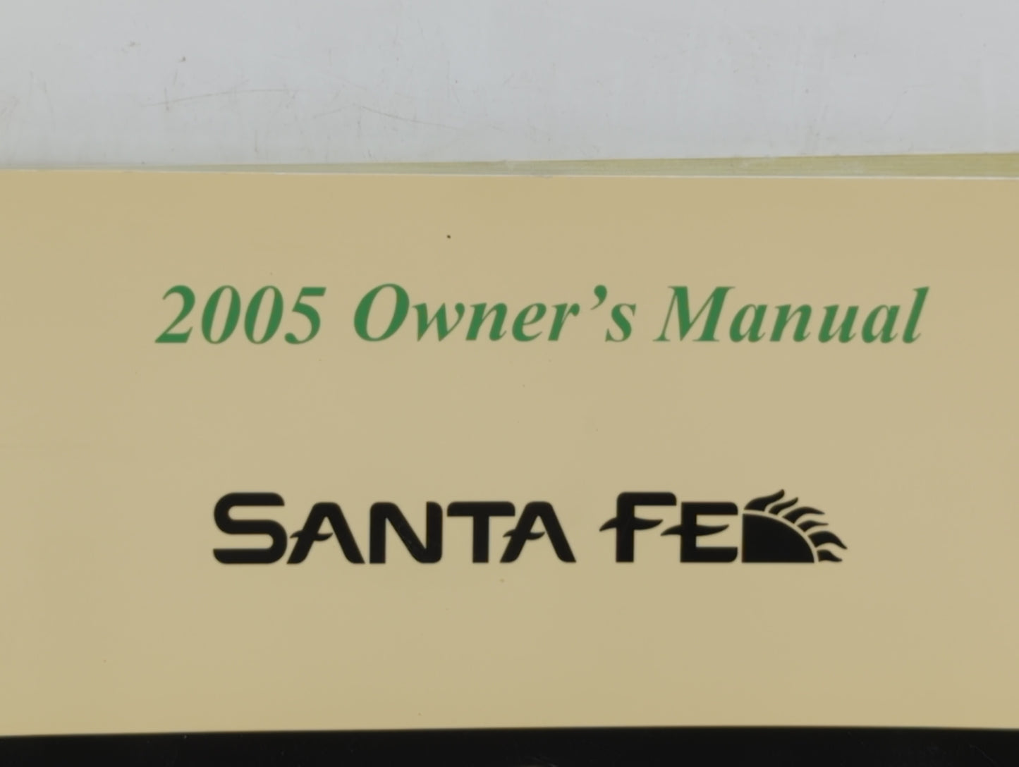 2005 Hyundai Santa Fe Owners Manual Book Guide OEM Used Auto Parts - Oemusedautoparts1.com