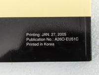2005 Hyundai Santa Fe Owners Manual Book Guide OEM Used Auto Parts - Oemusedautoparts1.com