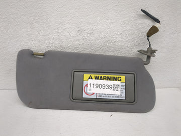 2002-2005 Hyundai Sonata Sun Visor Shade Replacement Passenger Right Mirror Fits Fits 2002 2003 2004 2005 OEM Used Auto Part