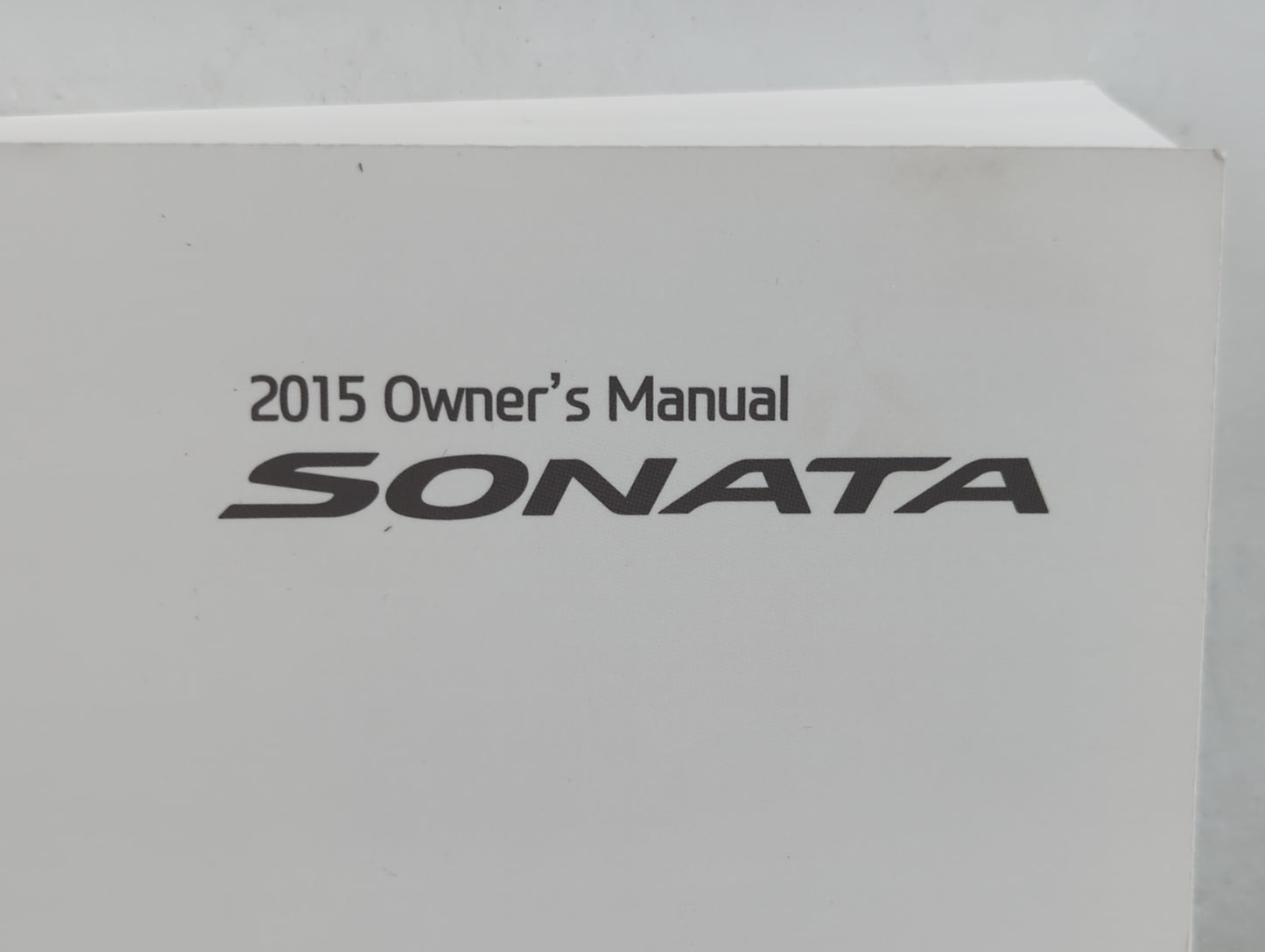 2005 Hyundai Sonata Owners Manual Book Guide P/N:FC10-EU52J OEM Used Auto Parts - Oemusedautoparts1.com