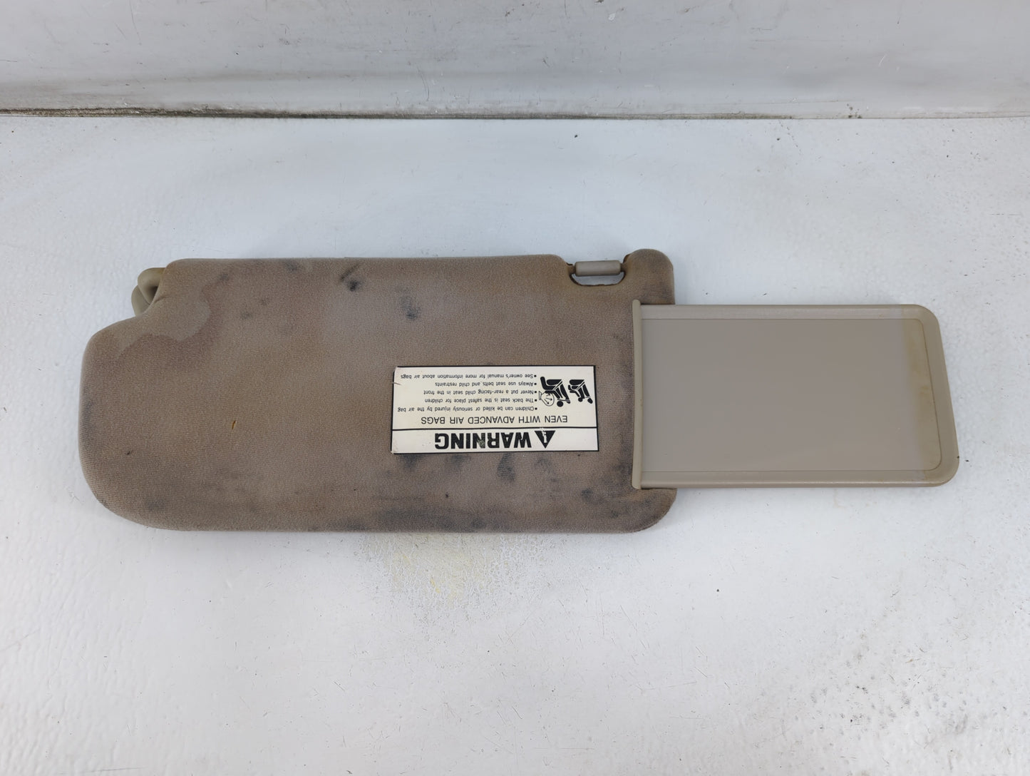 2005-2009 Hyundai Tucson Sun Visor Shade Replacement Passenger Right Mirror Fits Fits 2005 2006 2007 2008 2009 OEM Used Auto