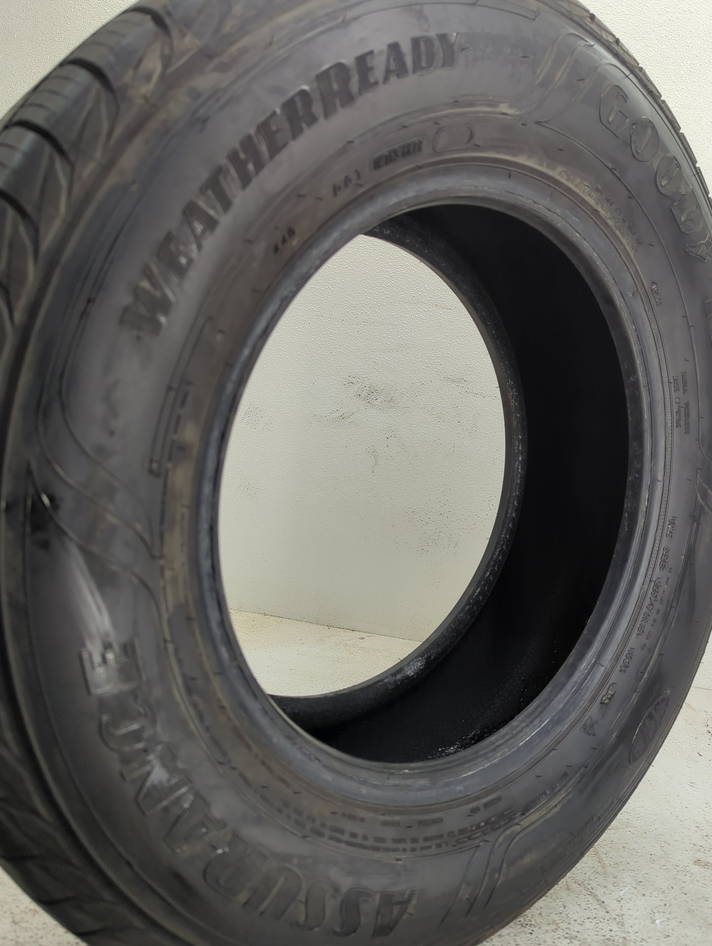 Used Tire 225/70R16 GOODYEAR ASSURANCE WEATHERREADY 103T - Tread Depth 11/32 - Oemusedautoparts1.com