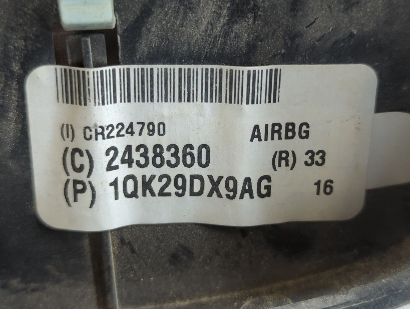 2003-2005 Infiniti Fx35 Air Bag Driver Left Steering Wheel Mounted P/N:1QK29DX9AG Fits Fits 2003 2004 2005 OEM Used Auto Par