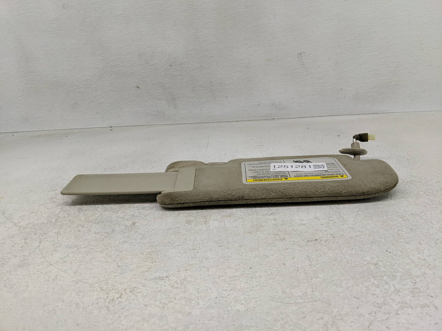 2005-2007 Infiniti G35 Sun Visor Shade Replacement Driver Left Mirror Fits Fits 2005 2006 2007 OEM Used Auto Parts - Oemused