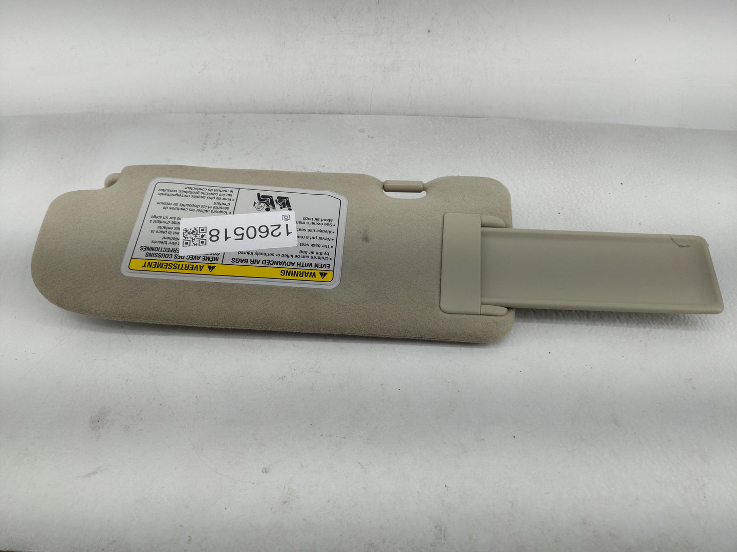 2005-2007 Infiniti G35 Sun Visor Shade Replacement Passenger Right Mirror Fits Fits 2005 2006 2007 OEM Used Auto Parts - Oem