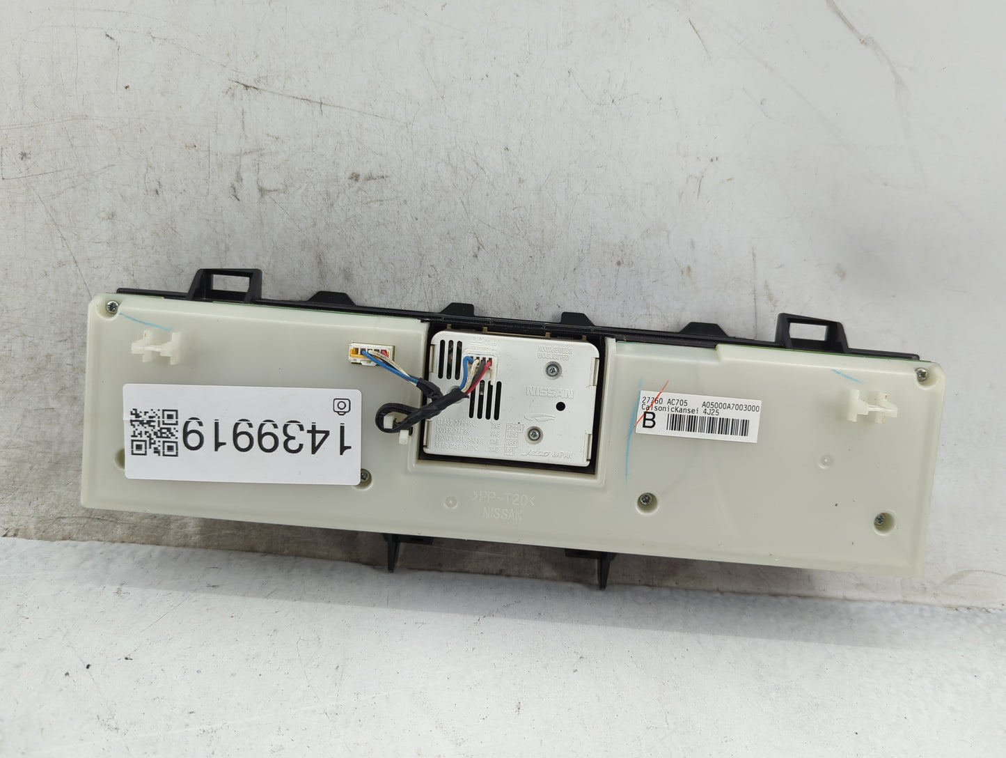2005 Infiniti G35 Climate Control Module Temperature AC/Heater Replacement P/N:27760 AC705 Fits OEM Used Auto Parts - Oemuse