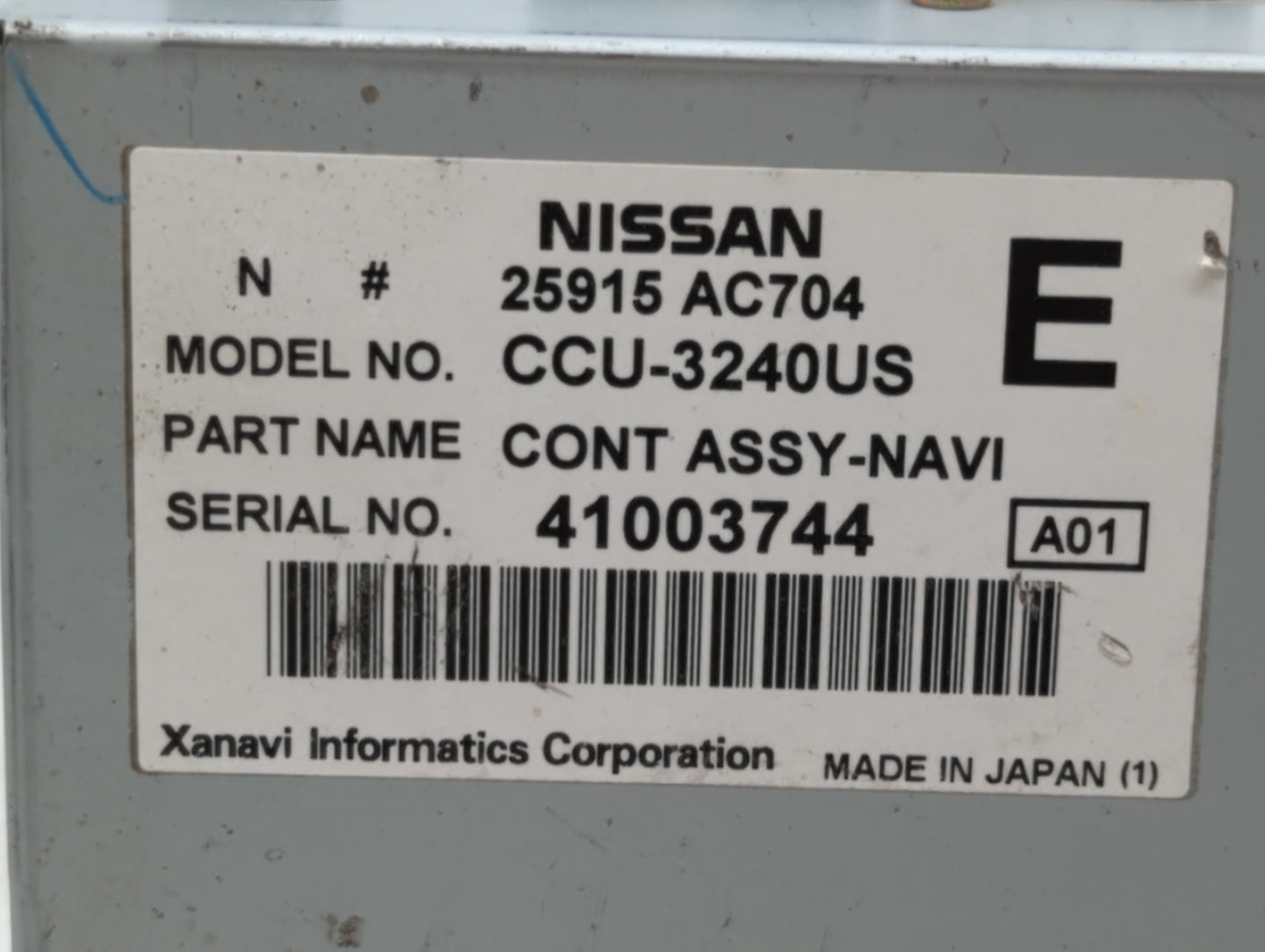 2005-2005 Infiniti G35 Information Display Screen - Oemusedautoparts1.com