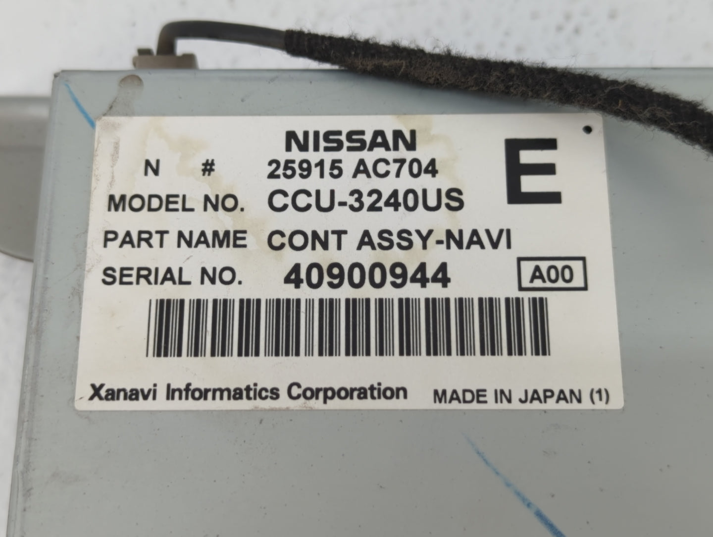 Infiniti G35 Am Fm Cd Player Radio Receiver - Oemusedautoparts1.com