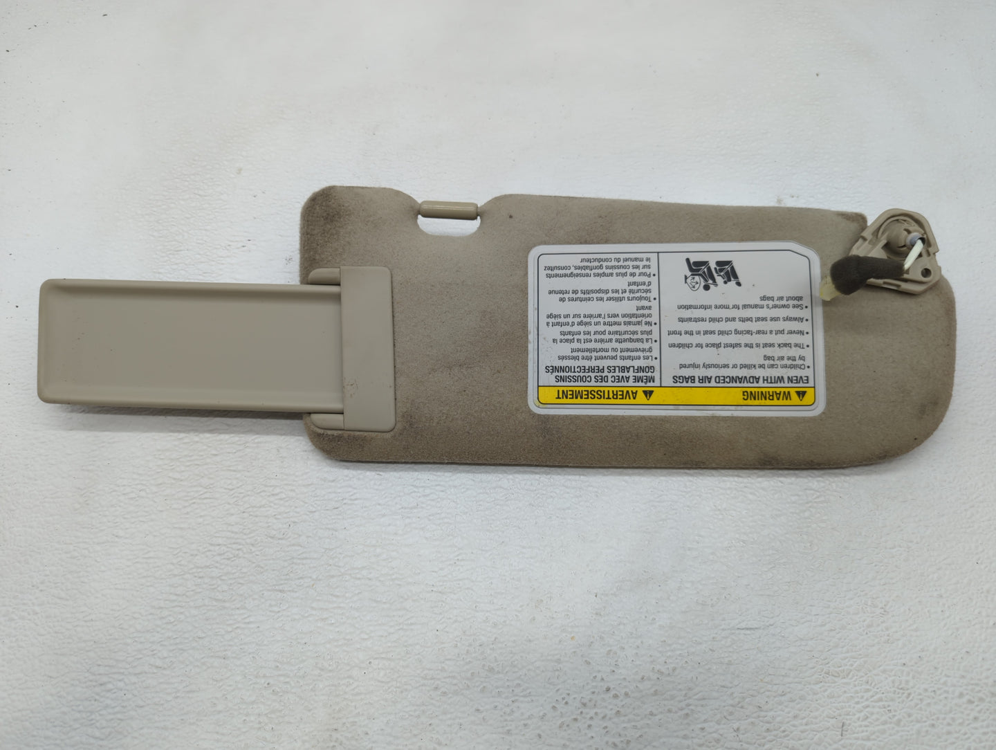 2005-2007 Infiniti G35 Sun Visor Shade Replacement Passenger Right Mirror Fits Fits 2005 2006 2007 OEM Used Auto Parts - Oem
