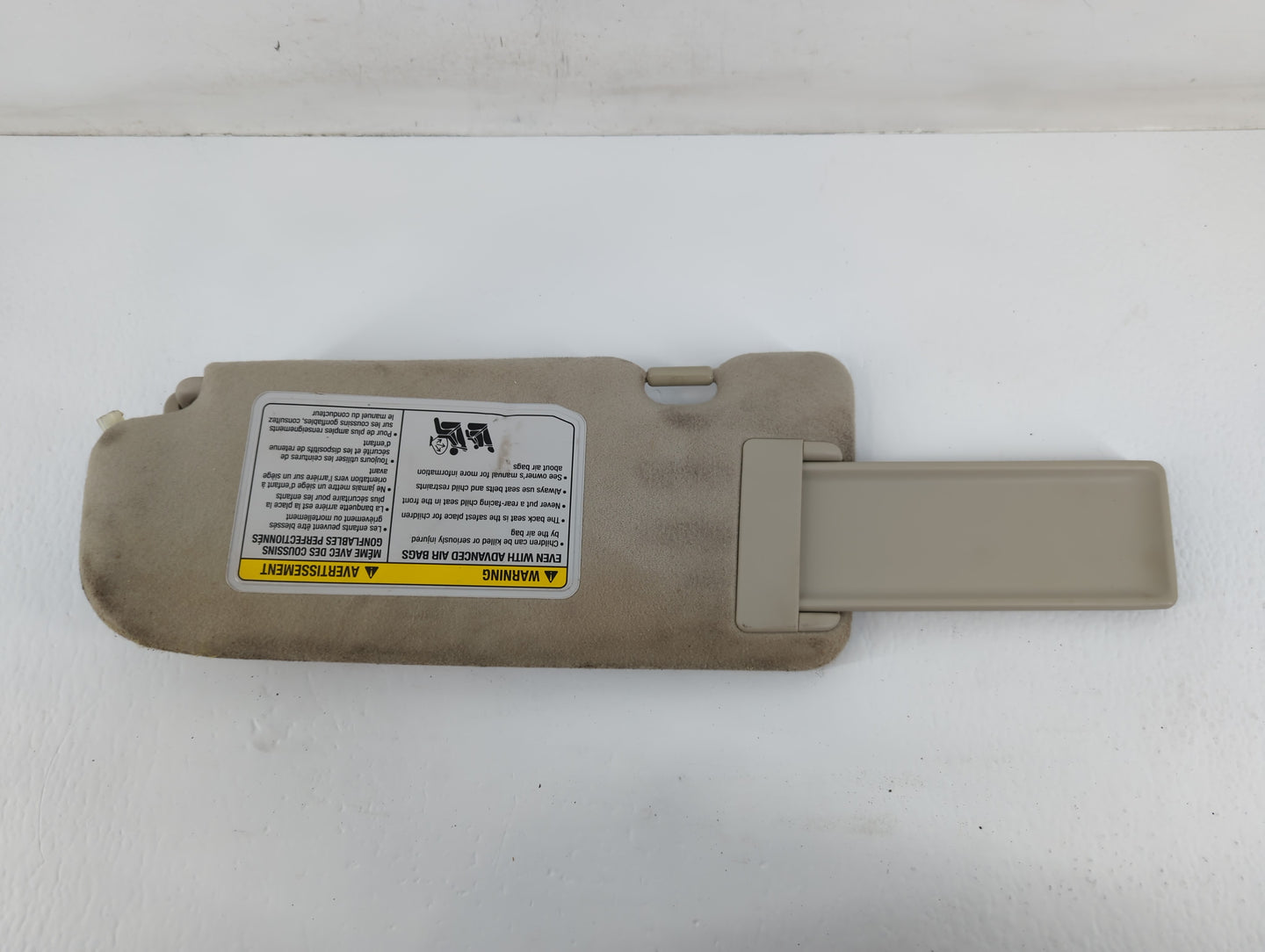 2005-2007 Infiniti G35 Sun Visor Shade Replacement Passenger Right Mirror Fits Fits 2005 2006 2007 OEM Used Auto Parts - Oem