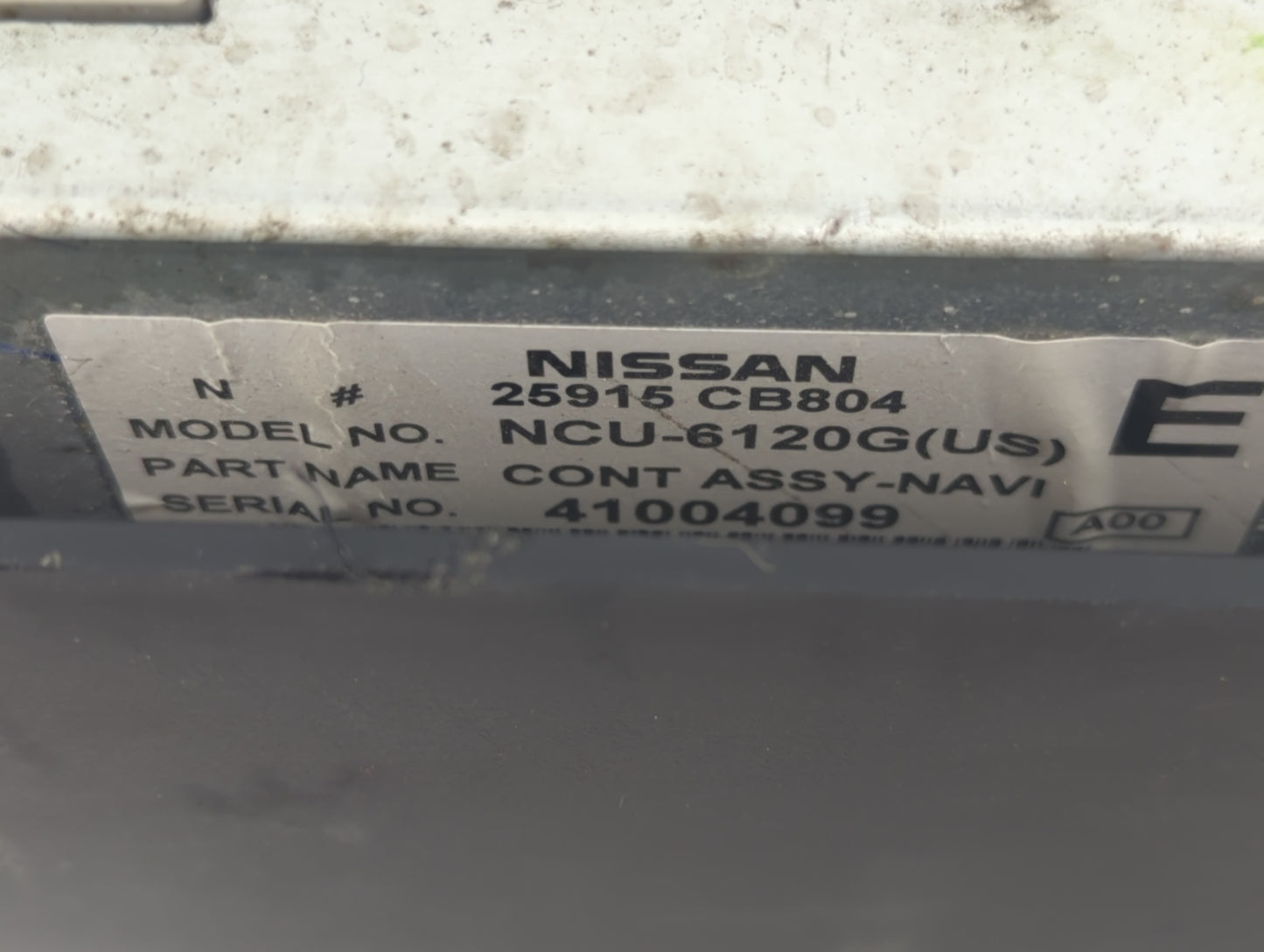 2004-2005 Infiniti Qx56 Radio AM FM Cd Player Receiver Replacement P/N:25915 CB804 Fits Fits 2004 2005 OEM Used Auto Parts -